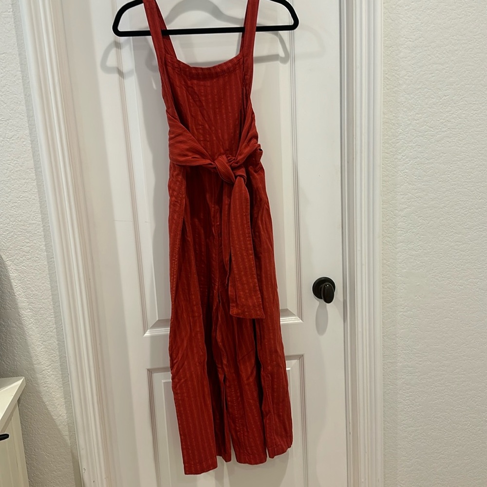 BP Red Stripped Boho Jumpsuit